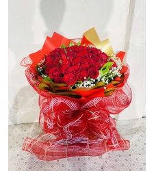 36pcs Red Rose Bouquet