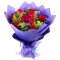 send 12 red roses in bouquet arrangements to davao